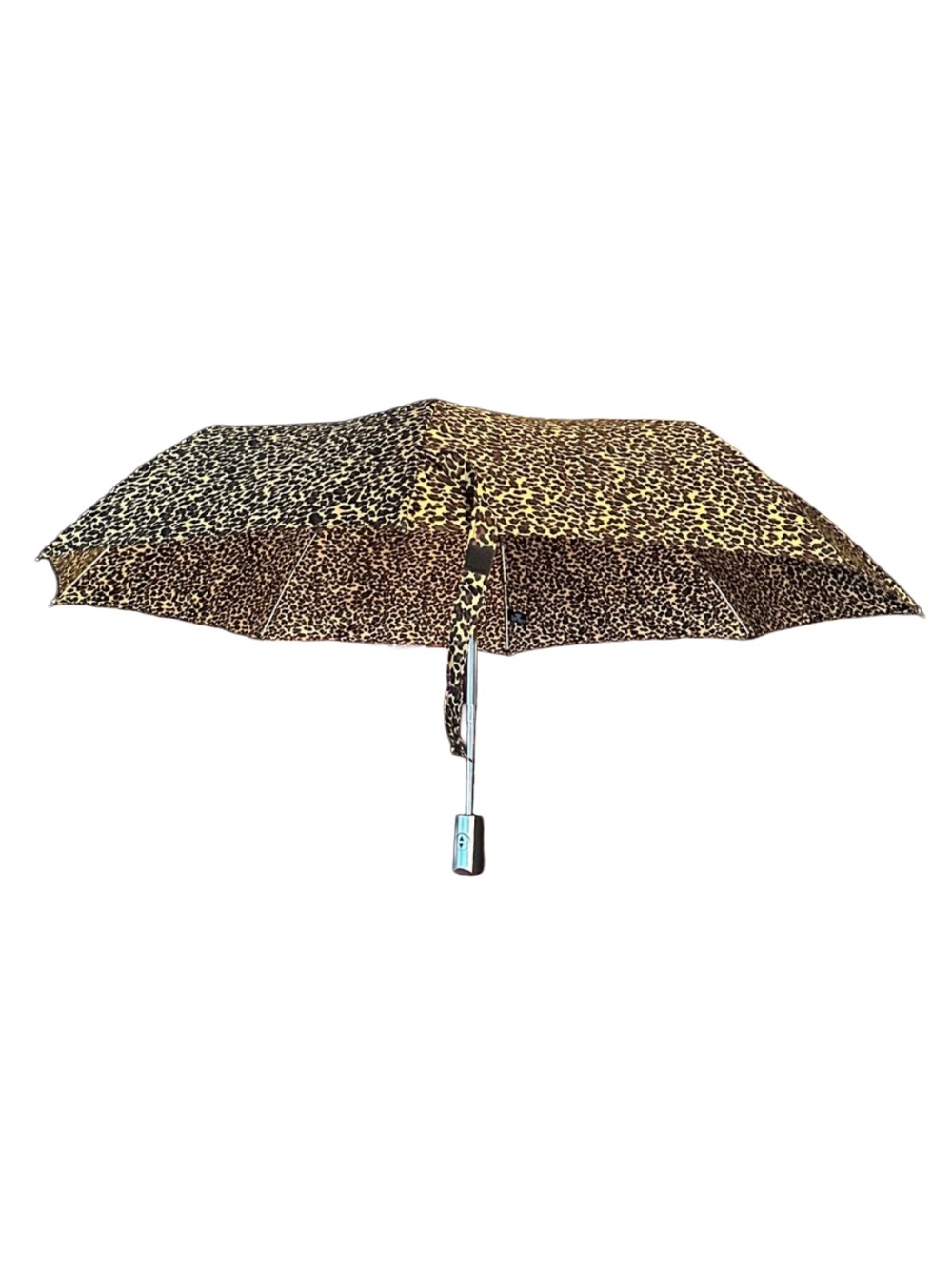 Leighton Leopard Print compact Umbrella
